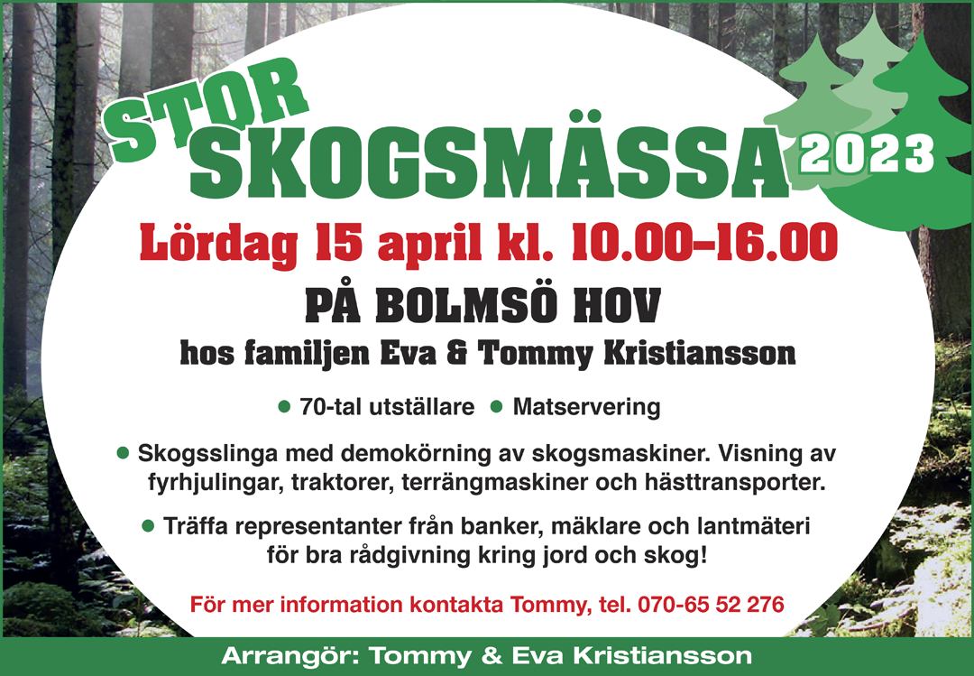 Skogsmässa utanför Ljungby